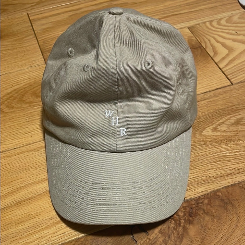 Tan Cotton Blend Cap Wehere